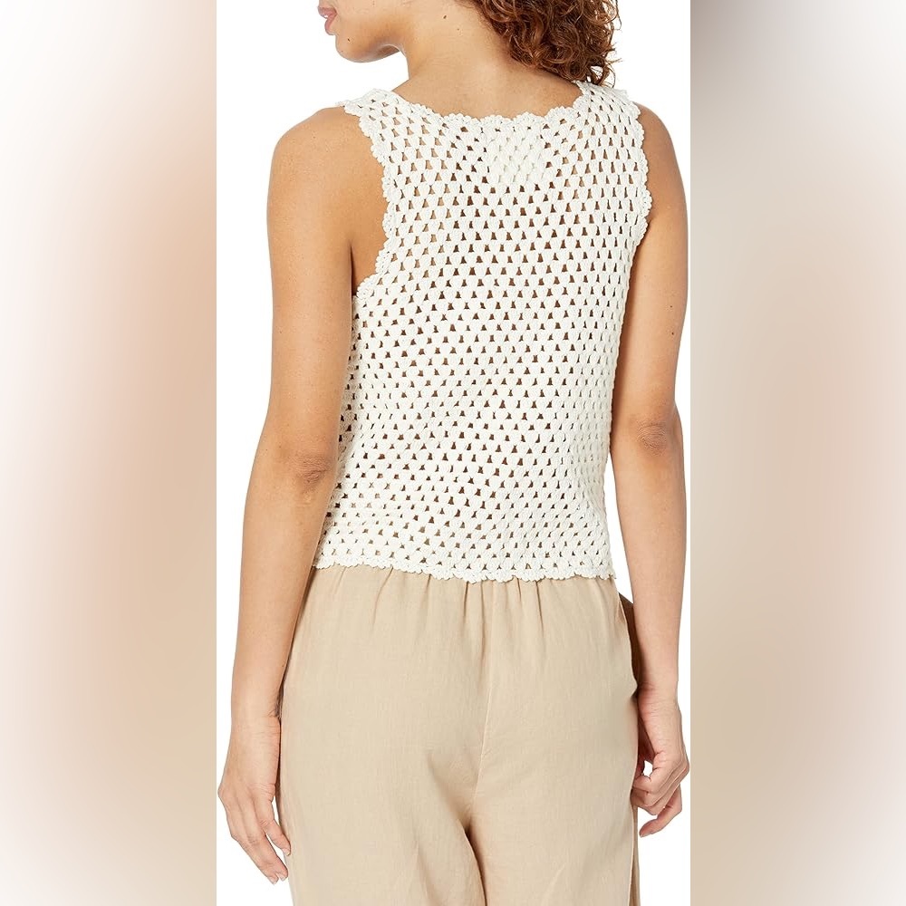 NWT Lucky Brand Crotchet Blouse - Picture 2 of 6